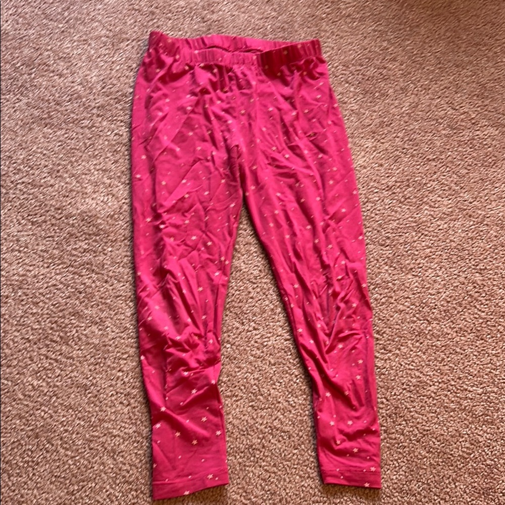 Kids Red Polka Dot Leggings